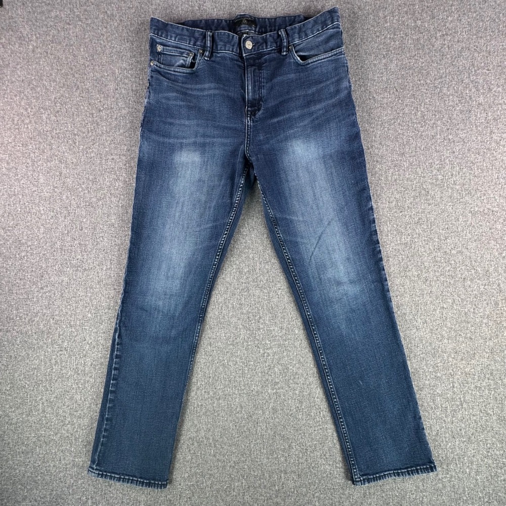 Banana Republic Jeans Mens 35x32 Slim Blue Stretch Denim Dark Wash